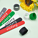 NBEADS 10 Pcs 5 Colors Silicone Covered Metal Strips BJEW-NB0001-04-6