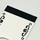 ディスプレイアクセサリー台紙  ネックレスに使用  ブレスレットやペンダント  ホワイト  140x43mm NDIS-D004-10-3