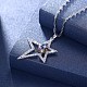 925 Sterling Silver Pendant Necklaces NJEW-BB30725-6