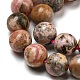 Natur Rhodonit Perlen Stränge G-R494-A12-03-3