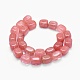 Chapelets de perles de pierre de pastèque en verre G-G765-22-2