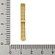 Латунные микропаве из прозрачного кубического циркония KK-G493-13G-02-3