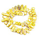 Eau douce naturelle de coquillage perles brins SHEL-N026-123A-2