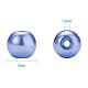 Perles rondes en verre teinté écologique HY-BC0001-6mm-RB015-4