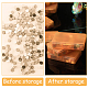 Nbeadsプラスチックボックス  ビーズ保存容器  6のコンパートメント  長方形  オレンジ  8.5x5.8x2.1cm  コンパートメント：2.5x2.5センチメートル  6区画/ボックス CON-NB0001-60-3
