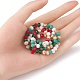 Fili di perle di vetro a tema natalizio GLAA-YW0001-82A-5