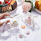 Cajas de regalo cuadradas de acrílico transparente para dulces CON-WH0088-15B-3