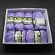 ソフトベビー用毛糸  竹繊維と絹で  紫色のメディア  1mm  約50グラム/ロール  6のロール/箱 YCOR-R024-ZM028-2