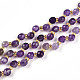 Natürlichen Amethyst Perlen Stränge&nbsp;G-T141-48-4