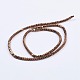 Electroplate Non-Magnetic Synthetic Hematite Beads Strands G-F562-S04-2