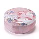 Bougies en fer blanc imprimées licorne rose DIY-P009-A09-3