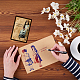 GLOBLELAND Girl Clear Stamps Silicone Transparent Stamp Set for Invitation Making Craft Decoration DIY Scrapbooking DIY-WH0167-57-0406-4