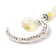 Décorations pendentif mauvais œil en perles de verre et de résine HJEW-JM00726-02-4
