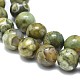 Chapelets de perles en jaspe de rhyolite naturelle X-G-F674-03A-8mm-3