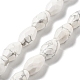 Chapelets de perles en howlite naturelle G-P520-C16-01-1