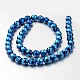 Electroplate Non-magnetic Synthetic Hematite Beads Strands G-F300-13-05-2