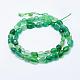 Natürlichen grünen Achat Perlen Stränge G-K203-41-2