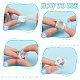 16 pieza de vástagos de anillo ajustables de latón&nbsp;KK-HY0001-88-4