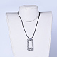 Ожерелья с подвесками из рафии NJEW-JN02360-01-5