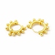 Rack Plating Brass Hoop Earrings for Women EJEW-H091-15G-2
