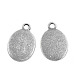 Tibetan Style Alloy Stamping Blank Tag Charms Pendants X-TIBEP-A22613-AS-FF-1