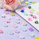 300Pcs 6 Style Transparent & Opaque & Spray Painted Acrylic Beads TACR-YW0001-46-5