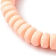 Set di bracciali elasticizzati e con perline e maglie a catena BJEW-JB06563-01-10