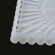 Diyカップマットシリコンモールド  レジン型  UVレジン用  エポキシ樹脂工芸品作り  正方形の模様  152x152x15mm DIY-A035-05C-5