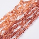 Chapelets de perles d'agate naturelle G-F552-04-1