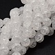 Perles rondes en verre craquelé brins CCG-E001-4mm-04-1