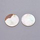 Natural White Shell Mother of Pearl Shell Cabochons SHEL-P076-13-2