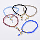 Bracelets stretch avec perles en verre BJEW-JB04760-1
