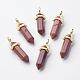 Synthetic Goldstone Double Terminated Pointed Pendants G-G902-C11-1