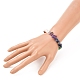 Natural Gemstone Beaded Anklets & Stretch Bracelets Jewelry Sets SJEW-JS01133-7