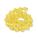 Naturelles agate jaune brins de perles G-NH0004-043-3