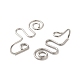 316 Surgical Stainless Steel Clip on Nose Rings STAS-P336-09H-P-2