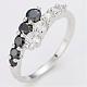 Simple Fashion Style Brass Cubic Zirconia Rings RJEW-EE0001-083P-G-2