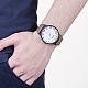 Relojes de pulsera de cuero PU WACH-P003-01-8
