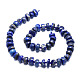 Chapelets de perles en lapis-lazuli naturel G-E569-N01-2