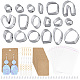 Kit de fabrication de boucles d'oreilles bricolage unicraftale CELT-UN0001-02-1