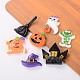 10 Pieces Halloween Theme Resin Cabochons CRES-X0010-01-2