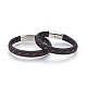 Braided Leather Cord Bracelets BJEW-F349-05P-1