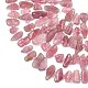 Природного розового кварца нитей бисера&nbsp;G-F821-A02-01-4
