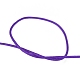 編み込みナイロン糸  ビーズジュエリー作りのための中国結びコードビーズコード  暗紫色  0.5mm  約150ヤード/ロール NWIR-R006-0.5mm-676-4