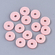 Planos separadores de abalorios de arcilla de polímero hecha a mano redondas CLAY-R067-3.0mm-18-2