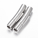 316 Stainless Steel Magnetic Screw Clasps for Bracelet Making X-STAS-A021-4mm-2
