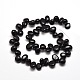 Natural Obsidian Nuggets Bead Strands G-M204-56-2