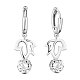 SHEGRACE 925 Sterling Silver Hoop Earrings JE514A-1