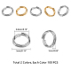 UNICRAFTALE 200pcs Split Key Rings Stainless Steel Key Ring 5mm Golden & Stainless Steel Color Metal Split Key Chain Keychain Rings for Crafts Home Car Keys Organization STAS-UN0006-03-5