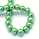 Chapelets de perles rondes en verre peint X-HY-Q003-4mm-69-4